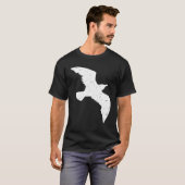 飛んでいる鳥 Tシャツ (正面フル)