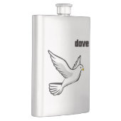 飛んでいる鳩 フラスク (右)