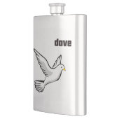 飛んでいる鳩 フラスク (左)