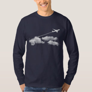 飛んでいる/ジェット機/パイロットギフトTシャツ Tシャツ