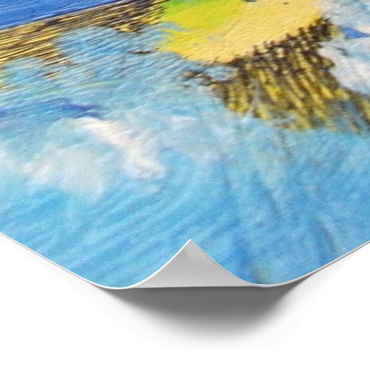 飛んでいる ポスター (角)