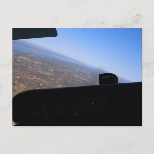 飛んでいる ポストカード (正面)