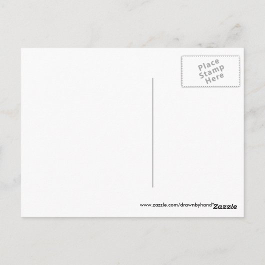 飛んでいる... ポストカード (裏面)