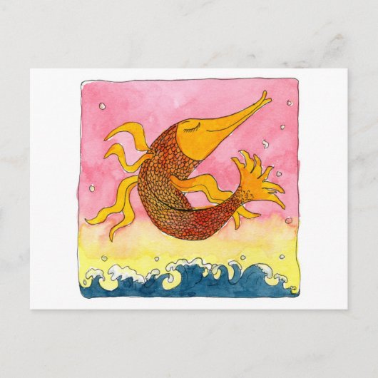 飛んでいる... ポストカード (正面)