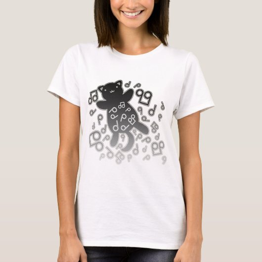 飛んでいる_Fat_Cat Tシャツ (正面)