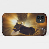 飛んでいるBald Eagle & Forest日が差すことiPhone 5ケース Case-Mate iPhoneケース (裏面(横))