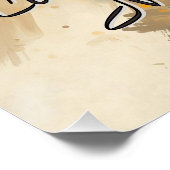 飛んでいるBird Art – 追加カスタム引用文 ポスター (コーナー)