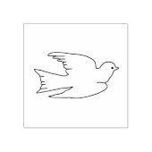 飛んでいるDove Art Stamp ラバースタンプ (インプリント)