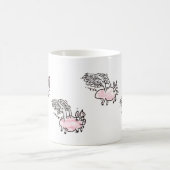 「飛んでいるFuture Bacon」コーヒーマグ コーヒーマグカップ (中央)