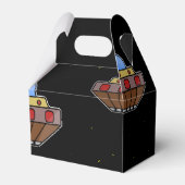 飛んでいるufo宇宙黒 フェイバーボックス (裏面サイド)