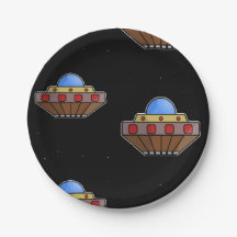 飛んでいるufo宇宙黒