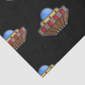 飛んでいるufo宇宙黒 薄葉紙 (詳細)