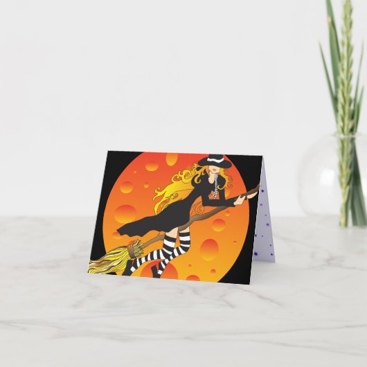 飛んでいるwitch_2 カード (正面)