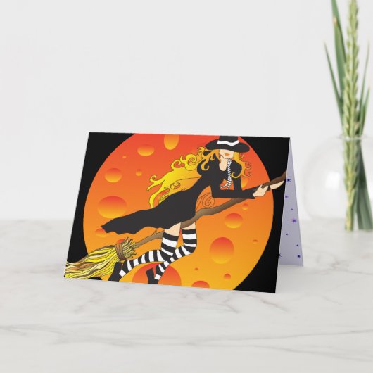 飛んでいるwitch_2 カード (正面)