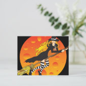 飛んでいるwitch_2 ポストカード (スタンド正面)