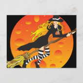 飛んでいるwitch_2 ポストカード (正面)