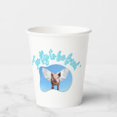 飛んで友になれぬ 紙コップ (裏面)