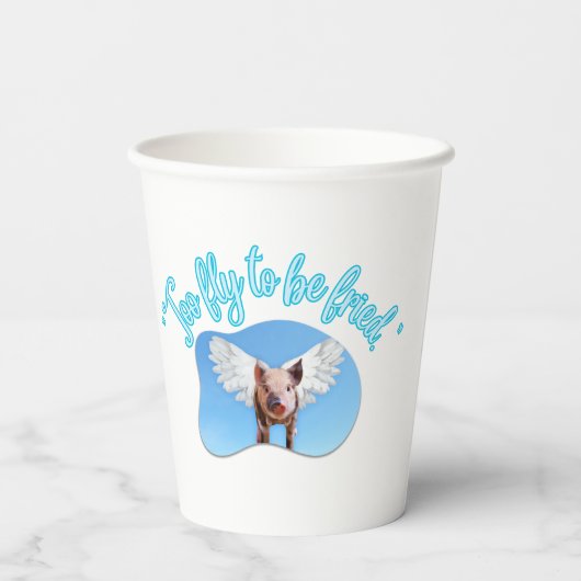 飛んで友になれぬ 紙コップ (裏面)