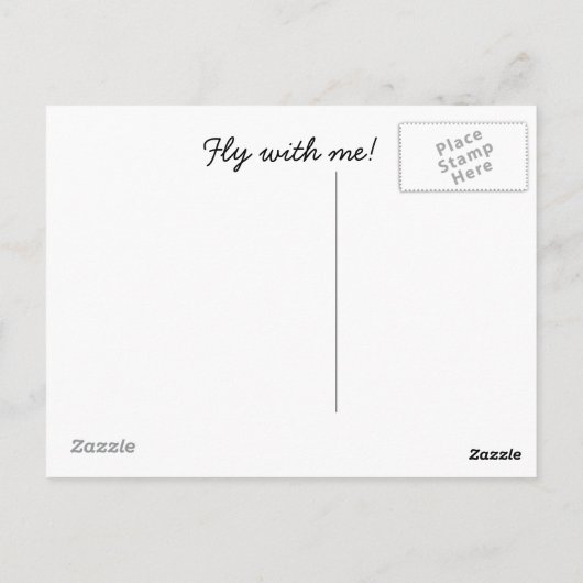 飛んで来い ポストカード (裏面)