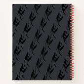 飛カラフル行中のハチドリ ノートブック (裏面)