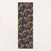 飛カラフル行中のハチドリ ヨガマット (正面)