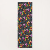 飛カラフル行中のハチドリ ヨガマット (裏面)