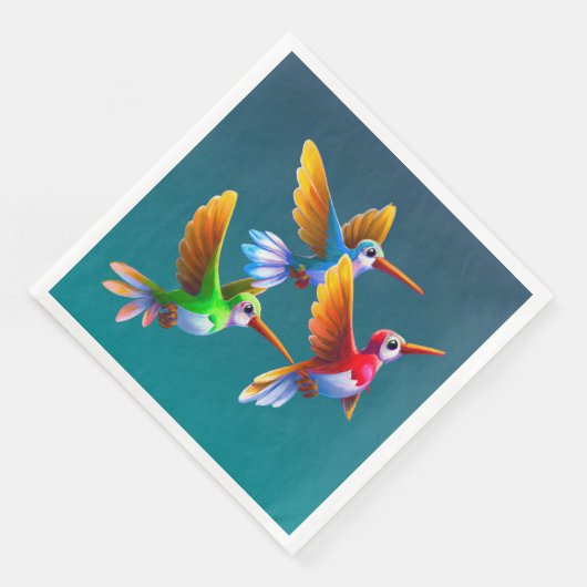 飛カラフル行中のハミングバード (コーナー)