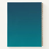 飛カラフル行中のハミングバード ノートブック (裏面)