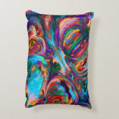 飛モダンび絵を描る アクセントクッション (裏面(縦))