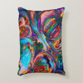 飛モダンび絵を描る アクセントクッション (正面(垂直))