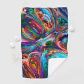 飛モダンび絵を描る ゴルフタオル (インサイチュ)