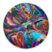 飛モダンび絵を描る セラミックノブ (正面)