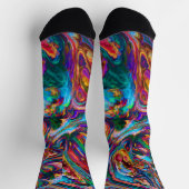 飛モダンび絵を描る ソックス (上部)