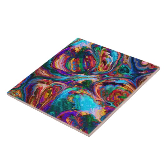 飛モダンび絵を描る タイル (側面)