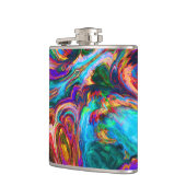 飛モダンび絵を描る フラスク (左)