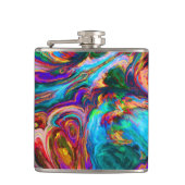 飛モダンび絵を描る フラスク (正面)