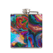 飛モダンび絵を描る フラスク (裏面)