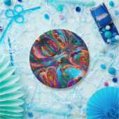 飛モダンび絵を描る ペーパープレート (パーティー)