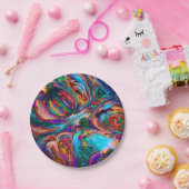 飛モダンび絵を描る ペーパープレート (パーティー)