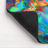 飛モダンび絵を描る マウスパッド (コーナー)