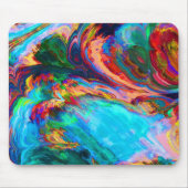 飛モダンび絵を描る マウスパッド (正面)