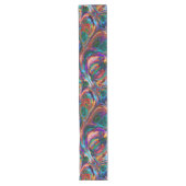 飛モダンび絵を描る ロングテーブルランナー (正面)