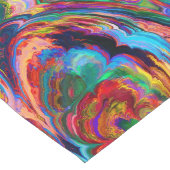 飛モダンび絵を描る ロングテーブルランナー (コーナー)