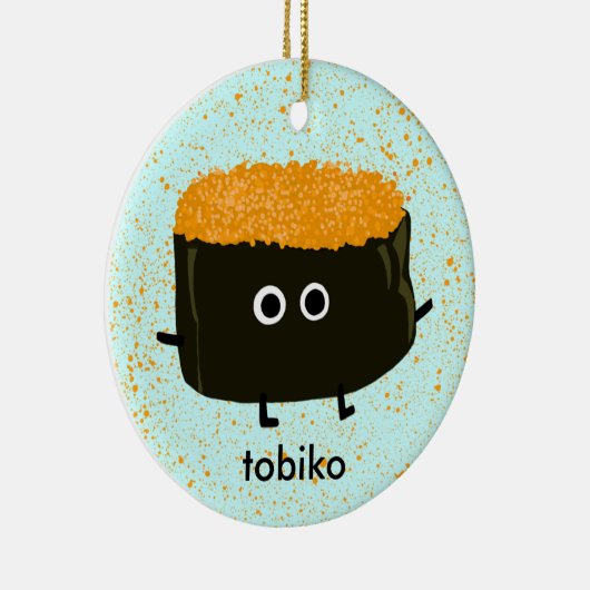 飛古寿司 | Fish Roeかわいいのクリスマス セラミックオーナメント (右)