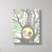 飛学ばせ キャンバスプリント (正面)