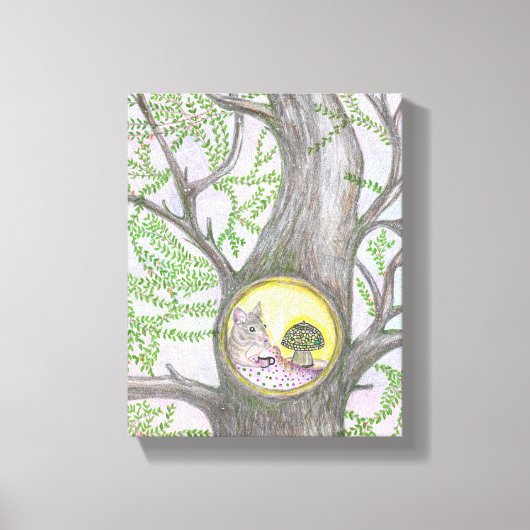 飛学ばせ キャンバスプリント (正面)