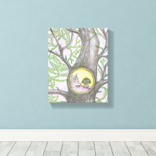 飛学ばせ キャンバスプリント (インサイチュ (ウッドフロア))