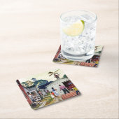 飛学ばせ スクエアペーパーコースター (インサイチュ)