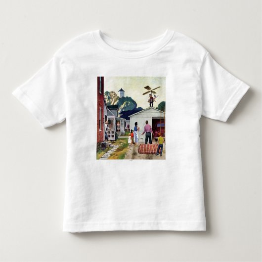 飛学ばせ トドラーTシャツ (正面)