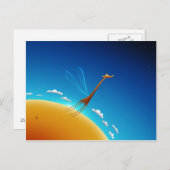 飛学ばせ ポストカード (正面/裏面)